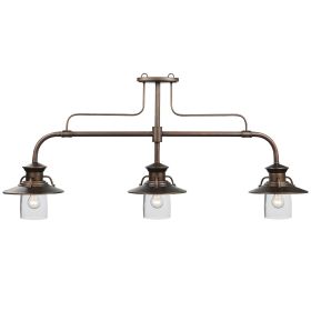 EDISON  60" 3LT BILLIARD LIGHT