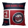 [Personalization Only] OFFICIAL MLB Colorblock Pillow - Minnesota Twins