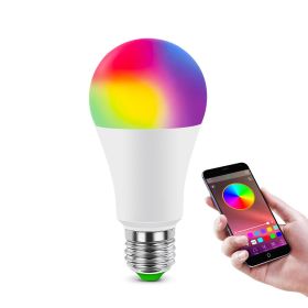 Led Smart Bluetooth Bulb Light Mobile Phone Dimming Color Music Group Control (size: Bluetooth AAP control-RGBW)