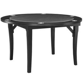 48" FOLDING GAME TABLE (Style: BLACK)
