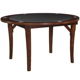 48" FOLDING GAME TABLE (Style: CAPPUCCINO)