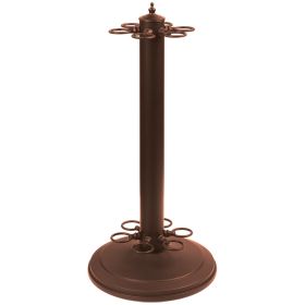 24"H POOL CUE HOLDER (Style: CHESTNUT)