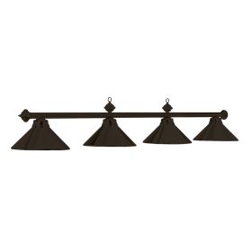 78" 4 LT BILLIARD LIGHT (Style: MATTE BLK/ MATTE BLACK)