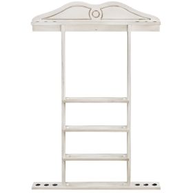 WALL CUE RACK (Style: ANTIQUE WHITE)