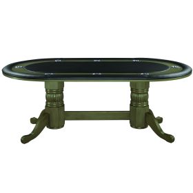84" TEXAS HOLD'EM GAME TABLE (Style: SLATE)