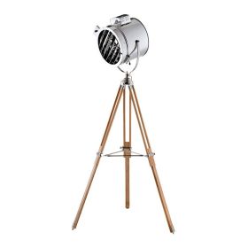 Living Room Hotel Studio Tripod Floor Lamp (Option: Chrome color-Lampstand-AU)
